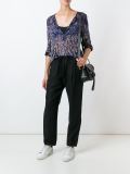 drawstring casual trousers