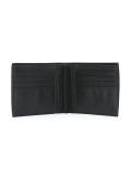 logo print flat wallet