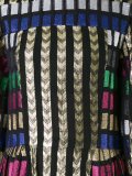 mosaic detail dress
