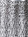 striped snake effect sweater