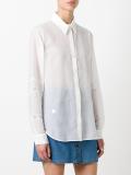 perforated detail shirt