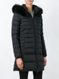 padded fur lined coat
