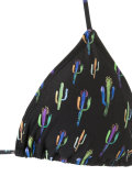 printed triangle bikini set