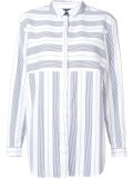 contrast stripe shirt