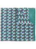 printed silk scarf