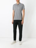stitch detail polo shirt