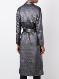 velvet lapel long coat