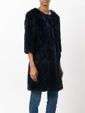 cropped sleeves coat 