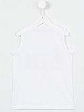 logo print tank top