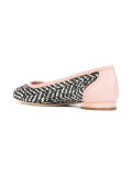 woven ballerina flats