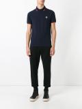logo patch polo shirt 