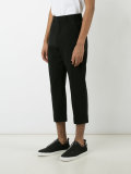 tailored cropped trousers