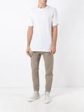 cut hem T-shirt