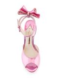 bow detail wedge sandals