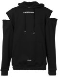 cut-out shoulders hoody