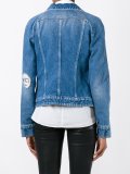 distressed denim jacket