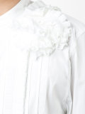pleated plastron shirt 