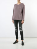 distressed sweatshirt 