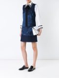 hidden forest print shift dress