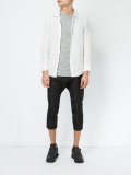 dropped crotch cropped jeans