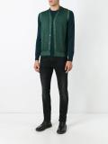V-neck sleeveless cardigan
