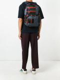 colour-block panel backpack