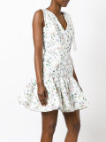 floral flared dress