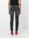 skinny stitched knee jeans