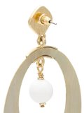 gold plated hoop earring