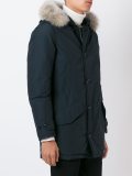 'Polar'皮毛滚边派克大衣