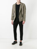 suspender effect blazer