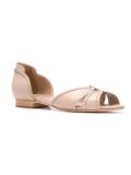 leather ballerinas