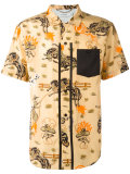 western print shirt