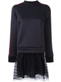 scuba top mini dress