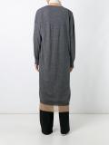 layered long cardigan
