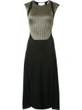 ribbed contrast top dress