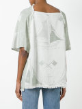 nautical pattern blouse