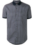 geometric print shirt