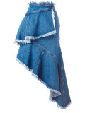 ruffle asymmetric skirt