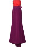 strapless 'Faille' dress