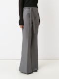 side pocket flared trousers