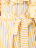 ruffle bardot dress