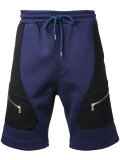 zip patch track shorts