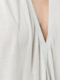 draped halter top