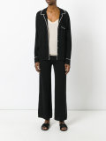 contrast trim pyjama top