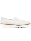 chunky sole loafers