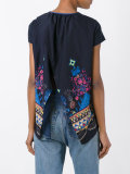 open back tribal lace T-shirt