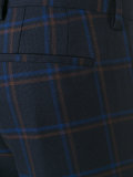 checked tailored trousers 