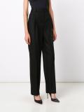 high-rise tailored trousers