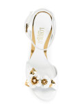 floral detail sandals